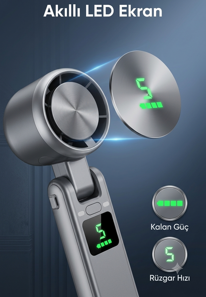 PowerBreeze - 5 Kademeli Güçlü Mini Fan